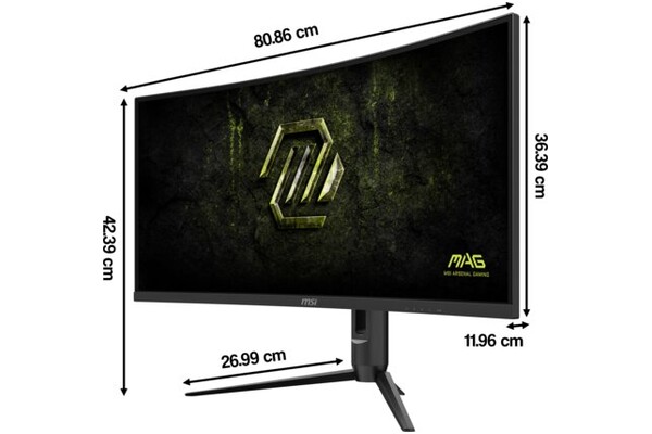 Monitor 34.0" MSI MAG MAG 342CQRF czarny