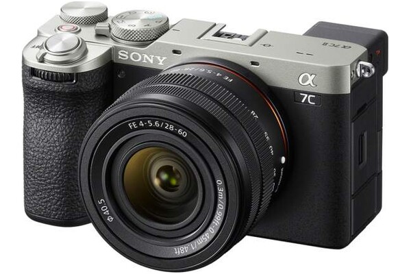 Aparat bezlusterkowy Sony ILCE-7 - srebrny + 28-60mm srebrne (ILCE7CM2LS.CEC)