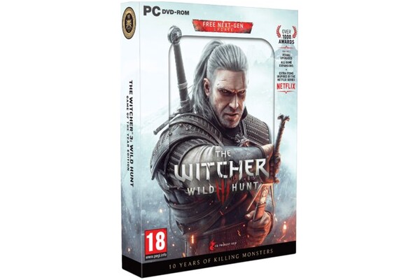 Wiedźmin 3 Dziki Gon Edycja Gry Roku + Jubileuszowy Steelbook PC