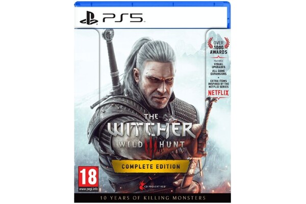 Wiedźmin 3 Dziki Gon Edycja Kompletna + Jubileuszowy Steelbook PlayStation 5