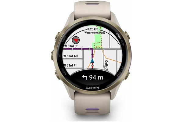 Smartwatch Garmin Forerunner 970 Beżowo-fioletowy