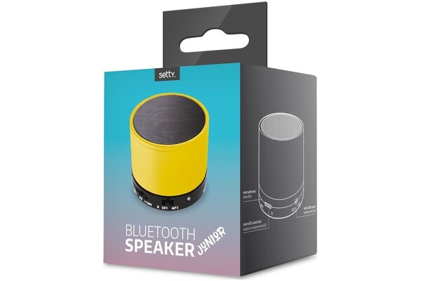 głośnik Bluetooth Setty Junior żółty