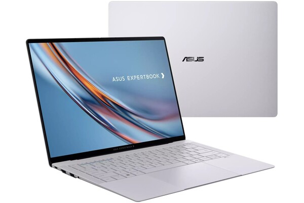 Laptop ASUS ExpertBook B9 14.0" Intel Core Ultra 7-356H Intel 4 Xe3 32GB 1TB SSD M.2 Windows 11 Professional srebrny
