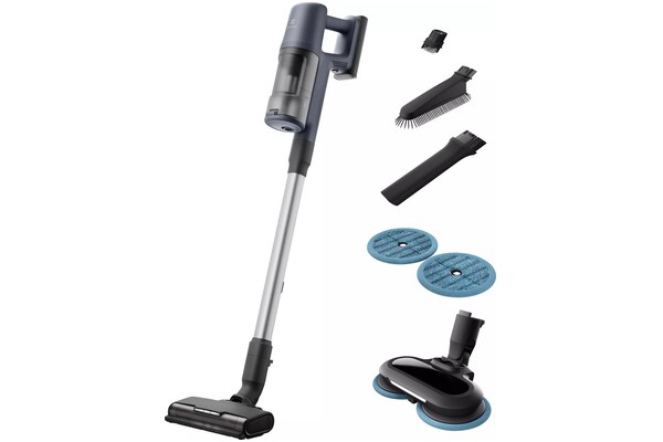Odkurzacz Electrolux EP61H21WET Hygienic 600 Wet pionowy bezworkowy czarny