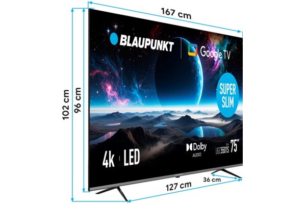 Telewizor Blaupunkt 75UGC5501S 75" 4K Ultra HD