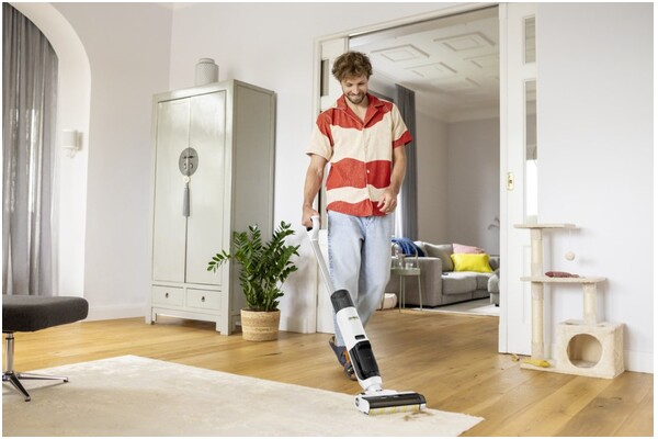 Odkurzacz Karcher FCV2 pionowy bezworkowy biały