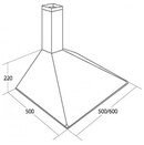 Okap kuchenny Kominowy Akpo Soft 50 WK-5 50.0cm Inox
