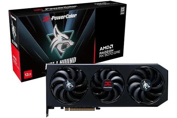 Karta graficzna POWERCOLOR RX 9070 Hellhound OC 12GB GDDR6