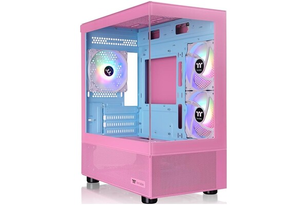 Obudowa PC Thermaltake 17 View TG Mini Tower różowy