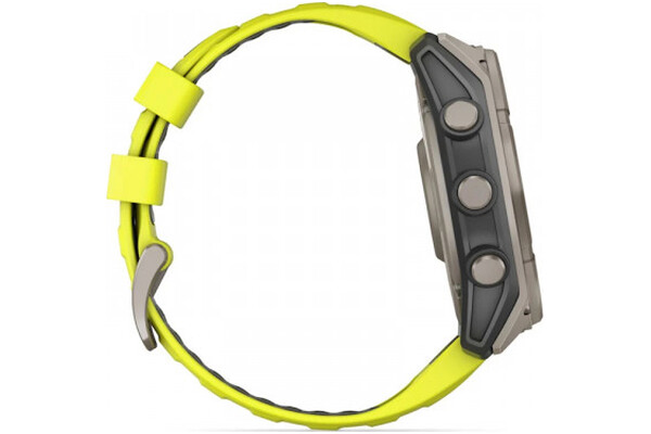 Smartwatch Garmin Fenix 8 Sapphire Solar 51.0mm grafitowo-żółty