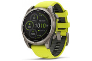 Smartwatch Garmin Fenix 8 Sapphire Solar 47.0mm grafitowo-żółty