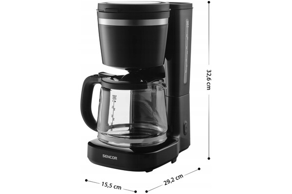 Ekspres SENCOR SCE2710BK Przelewowy czarny