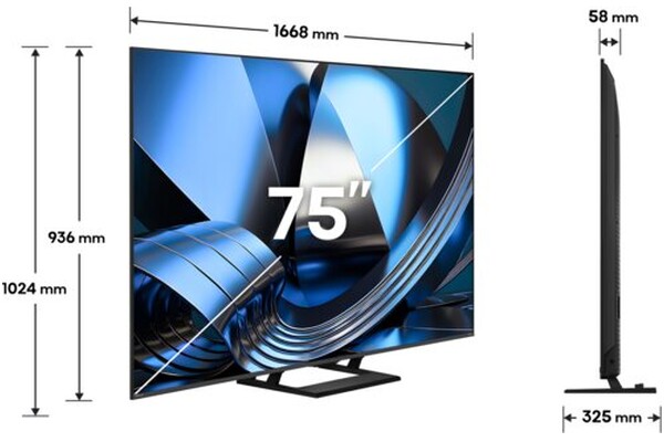 Telewizor Hisense 75" 4K Ultra HD 75U77SE