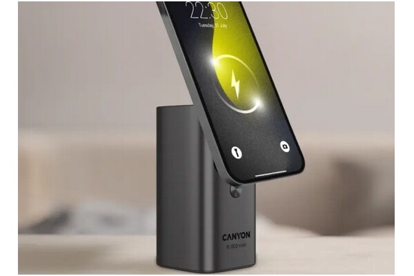 Powerbank Canyon OnPower 150 15000mAh 100.0W szary