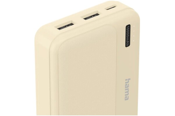 Powerbank Hama Pocket 10 10000mAh beżowy