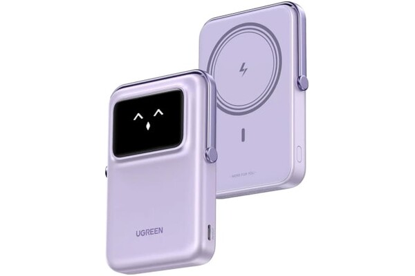 Powerbank UGREEN PB572 Uno 10000mAh fioletowy