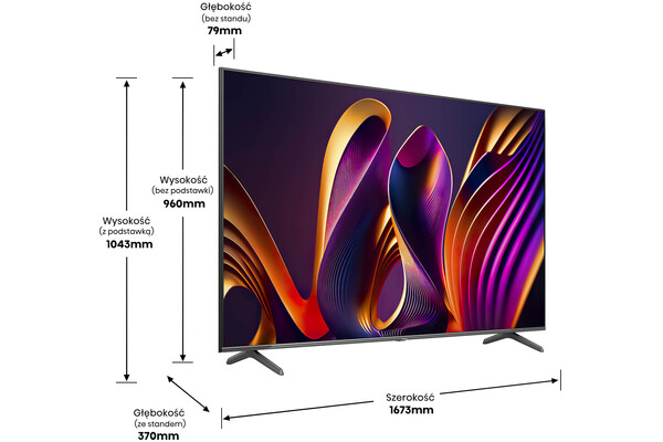 Telewizor Hisense 75E7NQ 75" 4K Ultra HD Pro