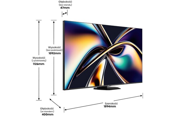 Telewizor Hisense 85U8Q 85" 4K Ultra HD Pro