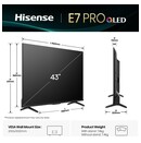 Telewizor Hisense 43E77Q 43" 4K Ultra HD Pro