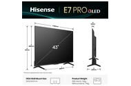 Telewizor Hisense 43E77Q 43" 4K Ultra HD Pro