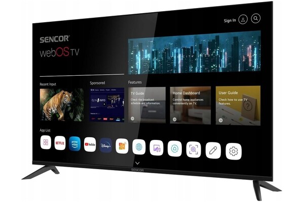 Telewizor SENCOR SLE 50US804B 50" 4K Ultra HD