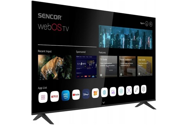 Telewizor SENCOR SLE 65US803B 65" 4K Ultra HD