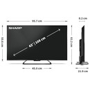 Telewizor Sharp 43HR7265E 43" 4K Ultra HD