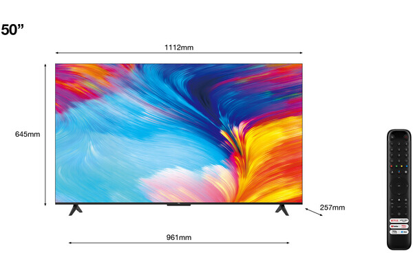 Telewizor TCL 50P635 50" 4K Ultra HD