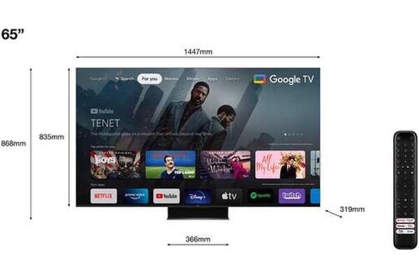 Telewizor TCL 65C845 65" 4K Ultra HD