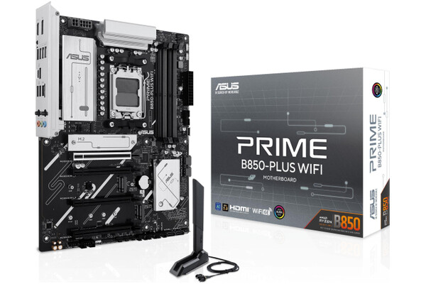 Płyta główna ASUS B850 Plus Prime WiFi Socket AM5 AMD B850 ATX