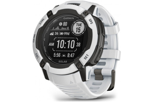 Smartwatch Garmin Instinct 2X Solar 50.0mm biały