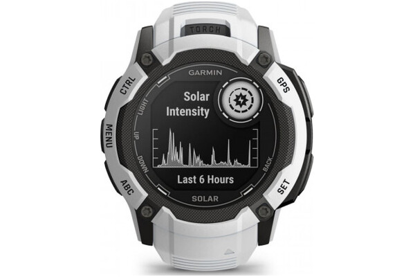 Smartwatch Garmin Instinct 2X Solar 50.0mm biały