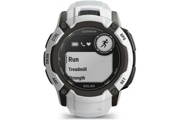 Smartwatch Garmin Instinct 2X Solar 50.0mm biały