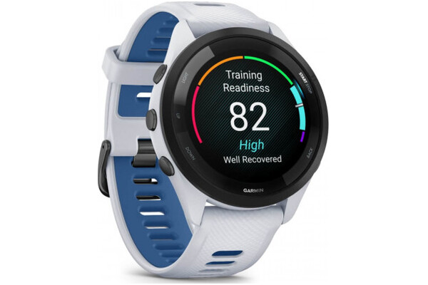 Smartwatch Garmin Forerunner 265 46.0mm biało-czarny