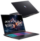 Laptop ACER Nitro 16 16.0" AMD Ryzen AI 9 365 NVIDIA GeForce RTX 5070 32GB 1TB SSD Windows 11 Professional czarny