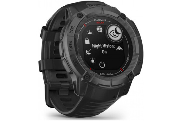 Smartwatch Garmin Instinct 2X Solar Tactical 50.0mm czarny