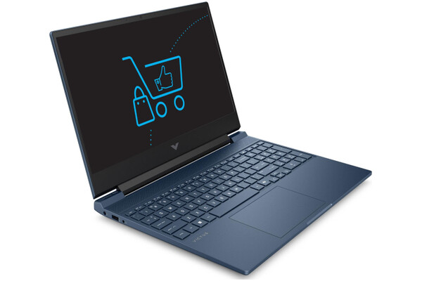 Laptop HP Victus 15 15.6" Intel Core i5-210H NVIDIA GeForce RTX 5050Intel Arc 16GB 512GB SSD M.2 Windows 11 Home niebieski