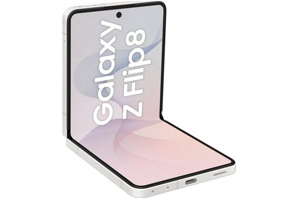 Smartfon Samsung Galaxy Z Flip 8 5G biały 6.90" 12.0GB/256.0GB