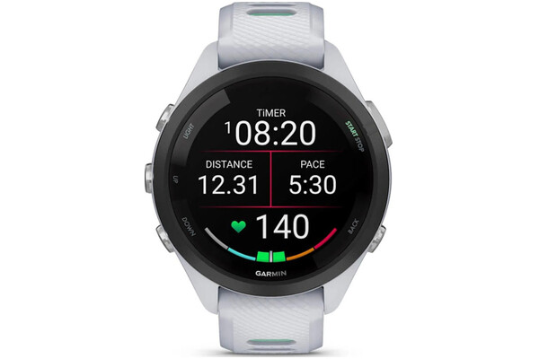 Smartwatch Garmin Forerunner 265S 42.0mm Biało-miętowy