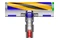Odkurzacz Dyson V15 Absolute Detect New pionowy z pojemnikiem 660W Stalowo-złoty