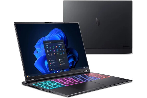 Laptop ACER Nitro 16 16.0" AMD Ryzen AI 7 350 NVIDIA GeForce RTX 5070 TiAMD Radeon 860M 16GB 1TB SSD M.2 Windows 11 Home czarny