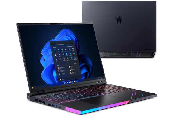 Laptop ACER Predator Helios 16 16.0" Intel Core Ultra 9-275HX NVIDIA GeForce RTX 5070 TiIntel 128GB 4TB SSD M.2 Windows 11 Home czarny