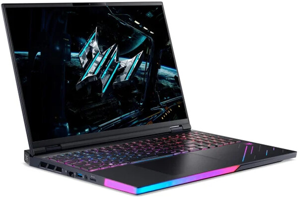 Laptop ACER Predator Helios 16 16.0" Intel Core Ultra 9-275HX NVIDIA GeForce RTX 5070 TiIntel 128GB 4TB SSD M.2 Windows 11 Home czarny