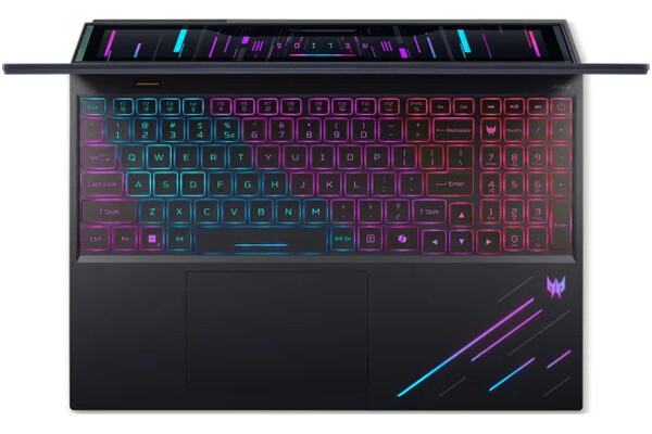 Laptop ACER Predator Helios 16 16.0" Intel Core Ultra 9-275HX NVIDIA GeForce RTX 5070 TiIntel 128GB 4TB SSD M.2 Windows 11 Home czarny