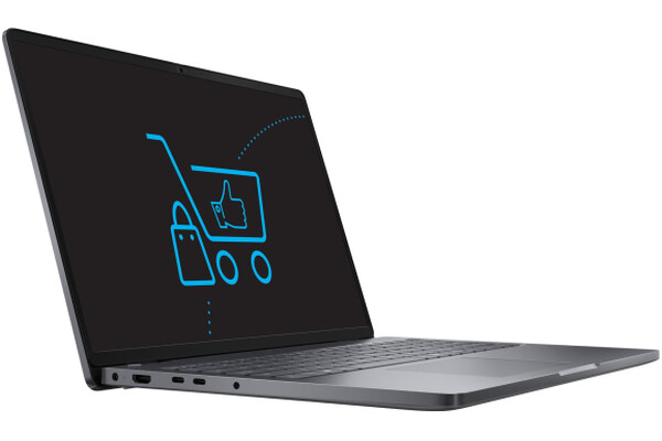 Laptop DELL Pro 16 16.0" AMD Ryzen 5 230 Pro AMD Radeon 760M 32GB 1TB SSD M.2 Windows 11 Professional grafitowy