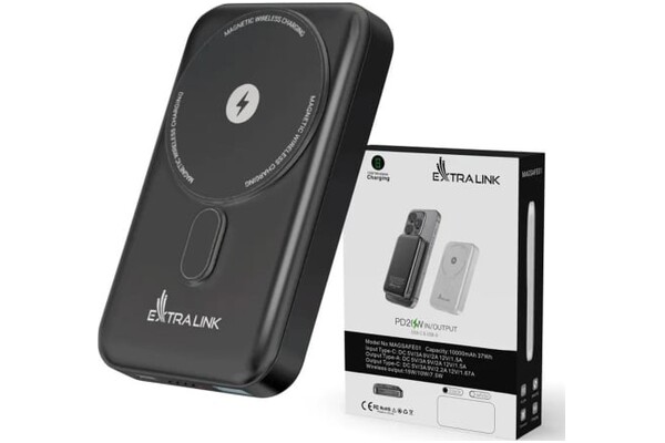 Powerbank Extralink EX.39777 10000mAh 15.0W grafitowy