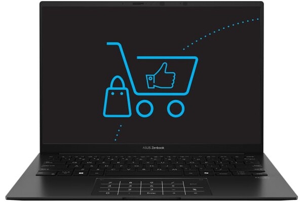 Laptop ASUS Zenbook 14 OLED 14.0" AMD Ryzen AI 7 445 AMD Radeon 16GB 512GB SSD M.2 Windows 11 Home czarny