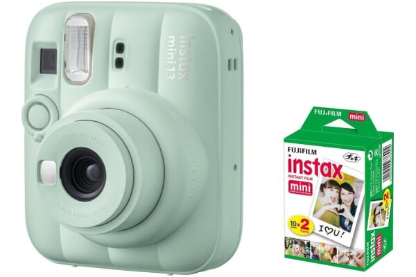 Aparat natychmiastowy Fujifilm Instax Mini 13 zielony + wkłady 20
