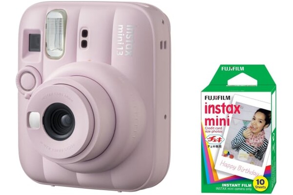 Aparat natychmiastowy Fujifilm Instax Mini 13 różowy + wkłady 10