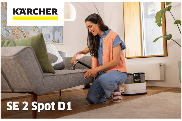 Odkurzacz Karcher SE2 tradycyjny z pojemnikiem 450W czarno-biały